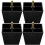 Xing4pcs Πόδια επίπλων τετράγωνα πόδια καναπέ αντικατάστασης ποδιών καναπέ βαρέως 5