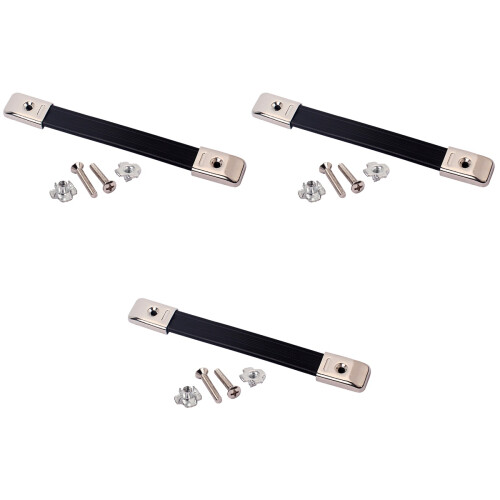 3Pcs Heavy Duty Black Guitar Cabinet Strap Handle for Speaker Amp 2