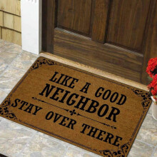 VOSS Doormat In Here Entrance Floor Mat Funny Doormat Home And Decorative Indoor/Outdoor/Kitchen Mat Non Slip Rubber Door Mats