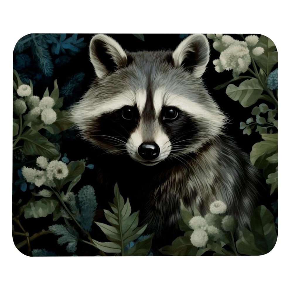 Raccoon Sad Mouse Pad, Comfortable Mousepad With Smooth Surface And Non-Slip For Pain Relief, Computer, Laptop, Office & Home, 8.3X9.8in 9173940062375