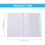 A5 clear book covers reusable thicker plastic 10-pack 2
