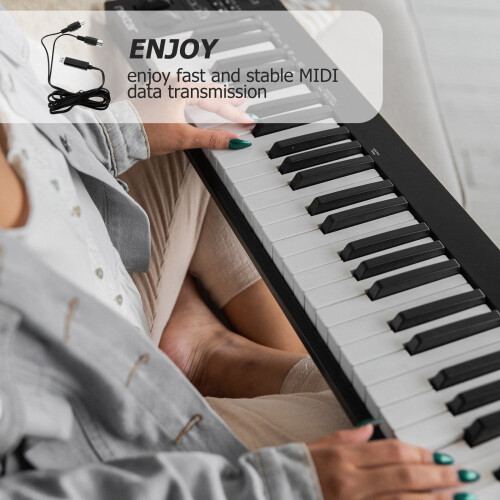 Μετατροπέας καλωδίου MIDI USB Eease2M για πληκτρολόγιο σε υπολογιστή/φορητό υπολογιστή 2