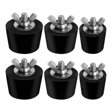Kit com 6 tampões de inverno em 3 tamanhos para furos de piscina, tampões de expansão para skimmer de piscina acima do solo