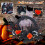 Voordeurkrans met speelse Halloweenversiering 2