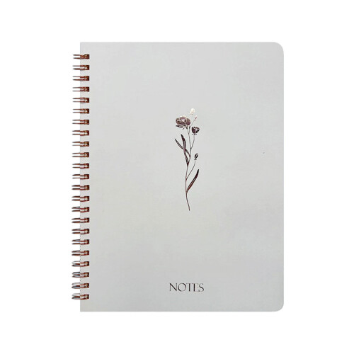 Winysin Aesthetic Notebook 8x6, Σελίδες με γραμμές και μεγάλες τσέπες για το κολέγιο, 1