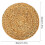 Στρογγυλά σουπλά από υάκινθο νερού, ανθεκτικά στη θερμότητα αντιολισθητικά 2