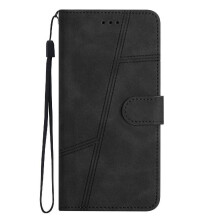 Flip-etui til kompatibel med iPhone Xr, kortholder, magnetisk håndledsrem, flip-foldetui, PU-læder, fuld beskyttelse