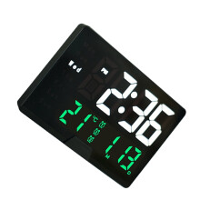 Digital Temperature Alarm Clock Clocks Display Electronic Housewarming Present Bedroom Table