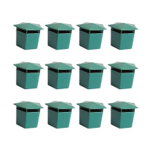 Lot de 12 pièges à escargots biologiques pour attraper les escargots. Sans danger pour les enfants et les animaux domestiques.