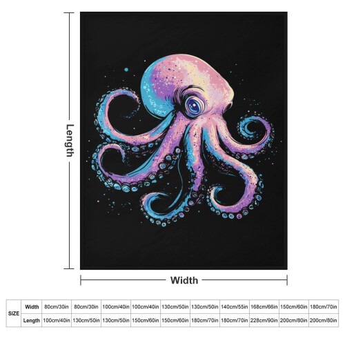 Κουβέρτα Octopus Super Soft Χριστουγεννιάτικη Κουβέρτα από Φανέλα, Κουβέρτες Μικροϊνών 1