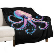 Blæksprutte Superblødt Tæppe Juletæppe Flannel Mikrofibertæpper til Sofa Seng Sofa Blødt og Varmt 40"x50"