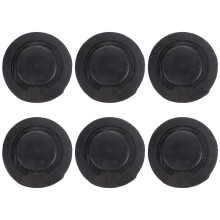 Eease6Pcs Válvulas de bomba de agua Juntas de goma Bomba manual portátil negra