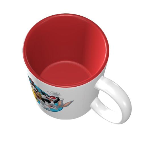 Looney TunesΚεραμική Κούπα 11Oz, Χαριτωμένο Κύπελλο Καφέ για Άνδρες & Γυναίκες, Δώρο 2
