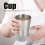 Heaveant Cup, Thicken304Stain από ανοξείδωτο χάλυβα, ποτήρι νερού, κούπα μπύρας, για χρήση στο 7