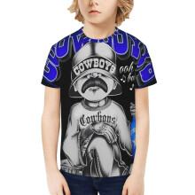 DCC_Cowboys Youth Short Sleeve Shirt for Boys and Girls Sports Football Team for Baseball Fans Gifts