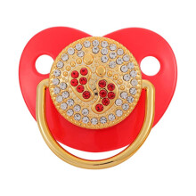 Herrnalise Ultra-Light Silicone Pacifier Newborn Baby Weaning Pacifier Silicone Clip Silicone Baby Pacifier Infant Pacifier