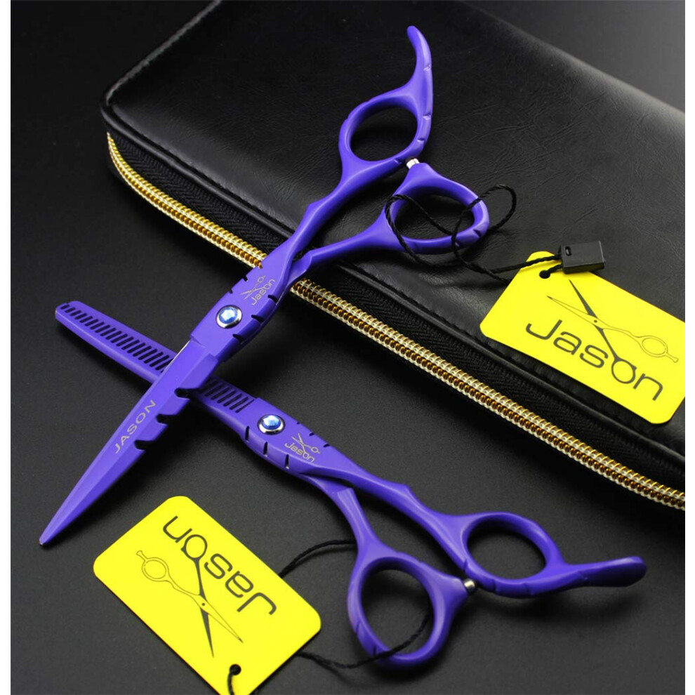 5.5 Inch Professional Hair Cutting Scissors Stainless Steel Ergonomic Shears with Adjustable Tension