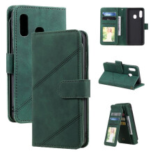 Case for compatible with Samsung Galaxy A20E PU Leather Wristband Card Holder Kickstand Wallet Flip Folio Magnetic