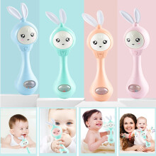 Limei Baby Rattles 0-6 Months Musical Toys Light Up Toys Baby Rattle Baby Toys 0-6 Months Rattle Newborn Infant Toddlers Girl Boy (Green)