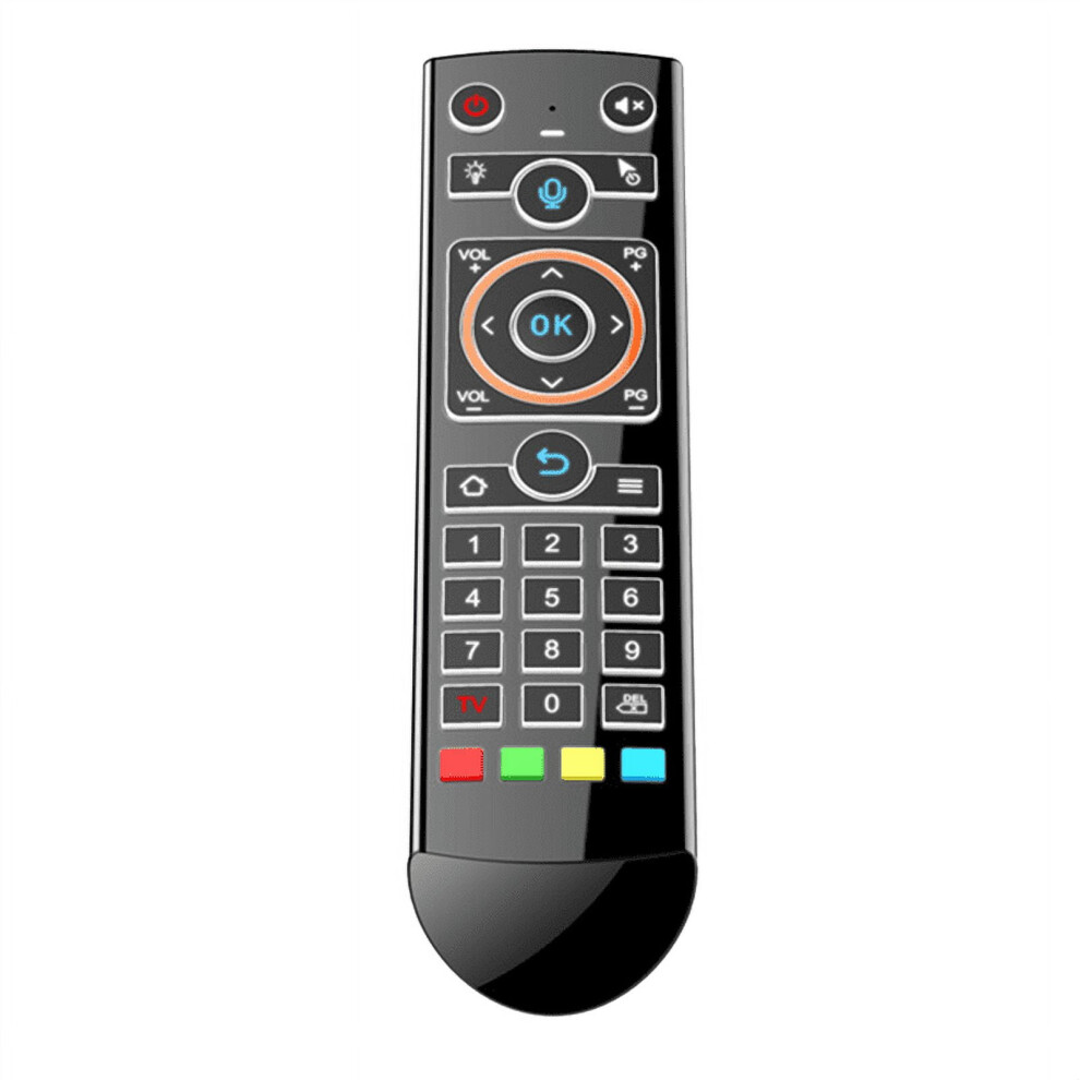 Q2 Smart Tv Backlight Wireless Air Mouse Ir Learning 2.4Ghz Rf Smart Voice Remote Control For Computer Tv Box,Backlit 9004841145204