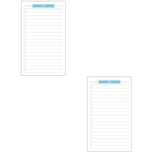 80 Sheets Size 6-Hole Paper Refills For Notebook Planner Journal Dairy (TODO Diary)