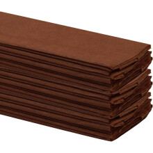 Crepe Paper Folds (30 Sheets) - 20 Inches Wide by 3.2 Feet Long - Mexican Crepe Paper -21 Assorted Color (Coffee)