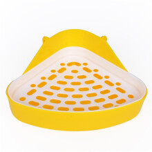 Toilettes pour lapins Jacenvly compatibles avec hamsters, cochons d'Inde et hérissons. Accessoires de nettoyage pour animaux de compagnie. Idée