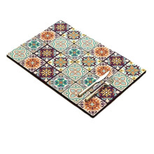 Alfombrilla retro de secado rápido para encimeras de cocina y barra.