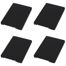 Placa Adaptadora 4X Mini PCIe MSATA SSD para SATA3 de 2,5 polegadas com Gabinete de 7mm de Espessura, Preta