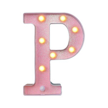 LED világító betűk, LED-es betűlámpák, 26 ábécé, elemes, csillogó betűk lámpákkal partira, asztalra, faldekorációra, 15 cm-es méret