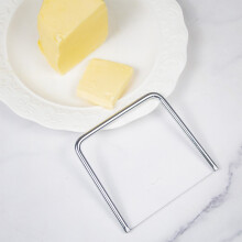 Cheese Slicers with Wire Cutter for Cubed Cheese, Stainless Steel, Handheld for Kitchen, Restaurant, Home - Deals of the Day