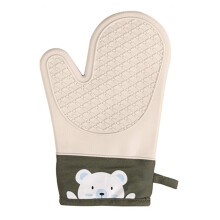 Gants isolants en silicone antidérapants - Double couche épaisse, résistants aux hautes températures, parfaits pour la pâtisserie et la cuisine