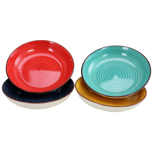 Bol Gibson Color Speckle, lot de 4