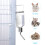 POPETPOP2PCS Κρεμαστά μπουκάλια νερού για κατοικίδια, διανομείς, ταΐστρες νερού για 3