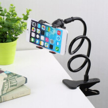 Suport telefon mobil tip gât de lebădă cu braț lung flexibil, clemă de prindere pentru toate telefoanele mobile - compatibil cu 3 culori