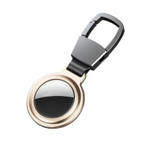 Husă de protecție pentru Airtag, compatibilă cu Apple, pentru breloc Airtag, carcasă de protecție magnetică metalică all-inclusive anti-cădere