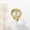 Digitaluhr Ringuhr SILBER Silber 6