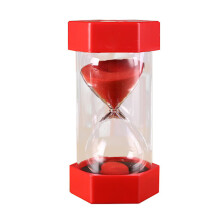Nisipitor de bucătărie 3/5/10/20/30/60 de minute, jucării pentru copii, ornamente, cronometru de nisip anti-cădere de înaltă calitate, roșu,
