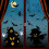 Διακοσμητικά αυτοκόλλητα για το Halloween σε βιτρίνα - Κολοκύθα, Φάντασμα, Μαύρη Γάτα, 1