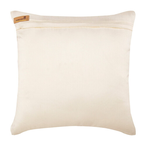 Μαξιλαροθήκη 24x24 ιντσών, Ivory Art Deco Ombre με λαμπερά πούλιες, τετράγωνα μεταξωτά 2