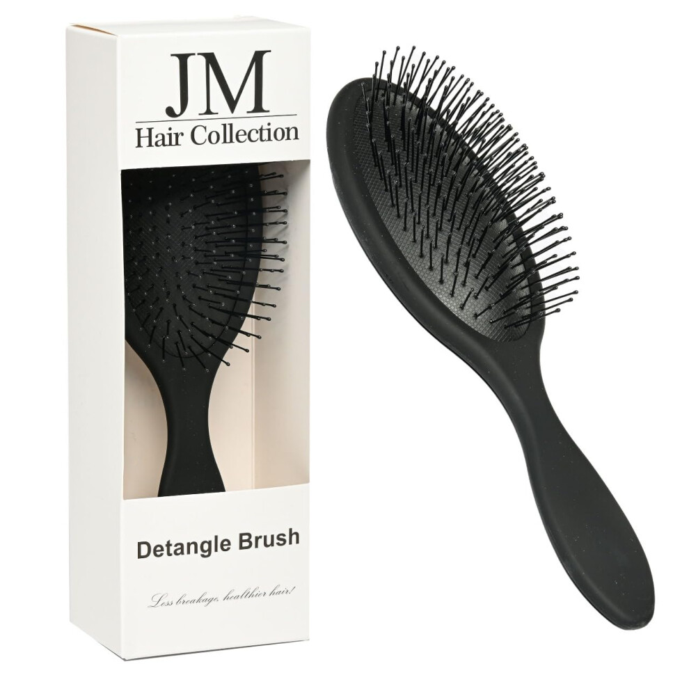 Detangling Brush for Wet and Dry Hair with Flexible Bristles, Pain Styling for All Hair Types