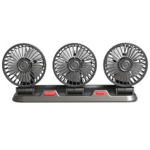 High Wind USB Interface Multifunctional Three Head Electric Fan