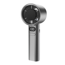 YOBOLK Fan Variable Speed Handheld Fan High Wind Power Silent Turbine Mini Portable Outdoor Low-noise Handheld Fan Clearance Portable Fan