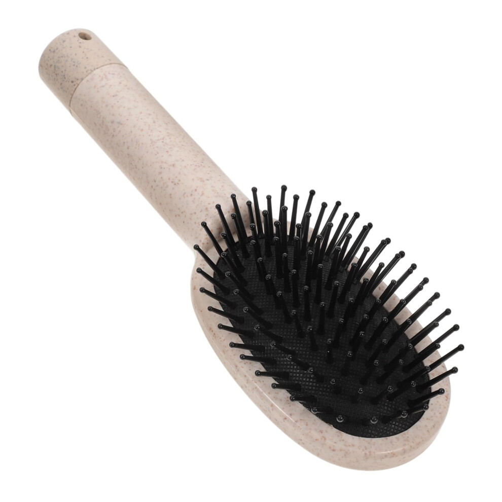 Beige Hidden Compartment Hair Brush For Discreet Storage Money Jewelry Holder Travel Hair Comb