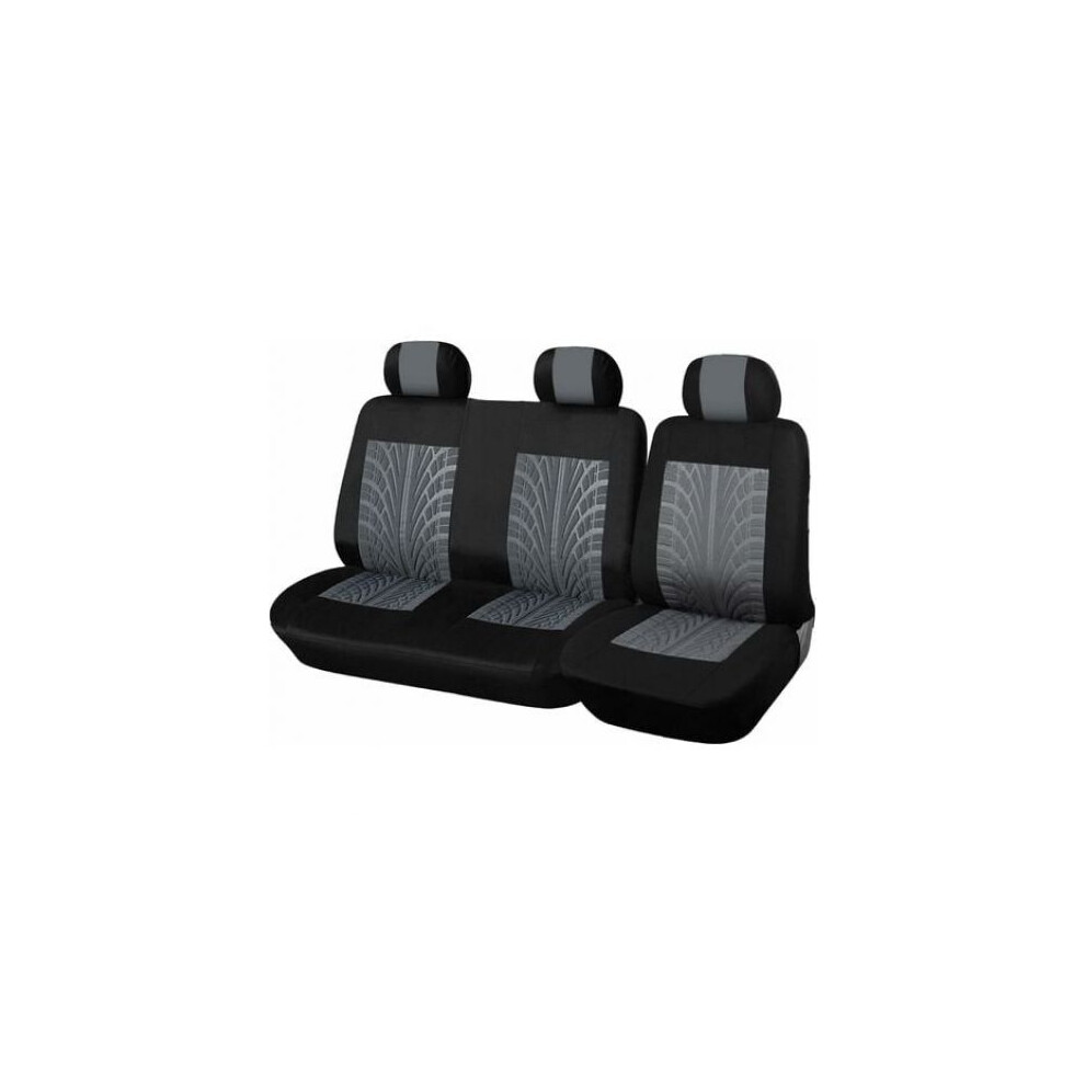 Travel Companion Car Seat Cover Set, Universal Fit, Breathable Polyester Material, Airbag Compatible, Storage Pocket, For Suv, Truck, Van 9138057167276