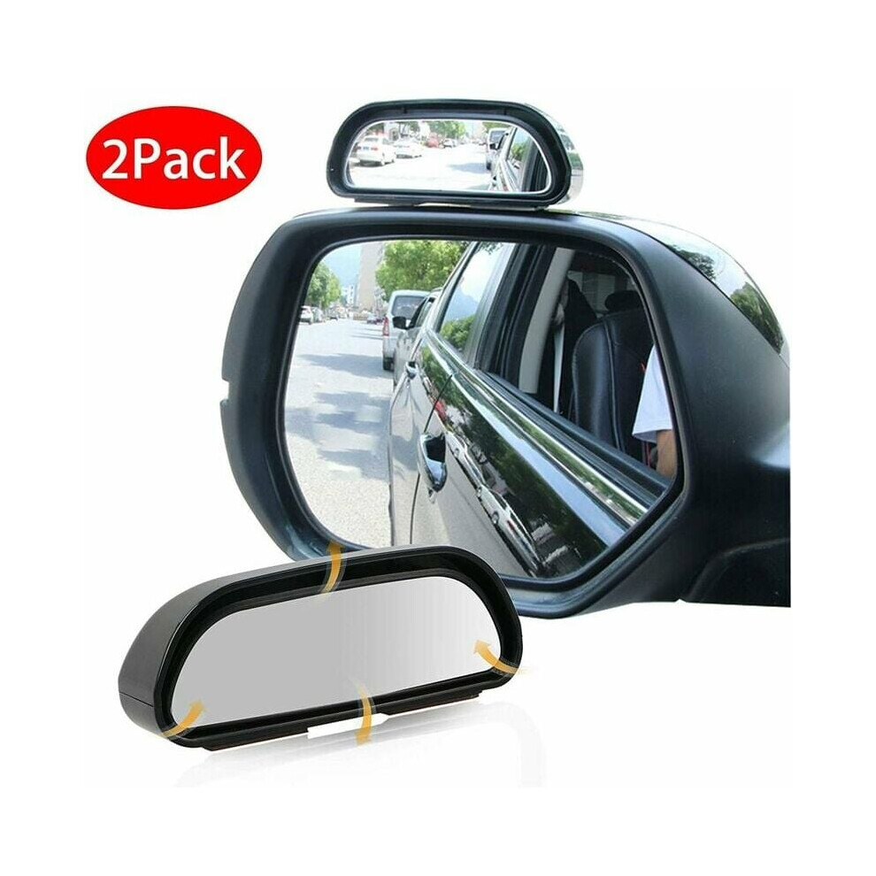Universal Car Blind Spot Mirror, Adjustable Angle Wide Angle Rear View Mirror, Eliminate Blind Spots For Safer Driving And Parking Helper 9138057170368