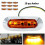Δείκτης πλευρικής σήμανσης Amber Light, Διαφανής φακός LED, Υποβρύχιος αδιάβροχος για 2