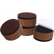 Robuste runde Möbelfüße, selbstklebende Bodenschoner aus Kohlenstoffstahl, schaffen Stauraum unter Möbeln und bieten ergonomische Unterstützung.
