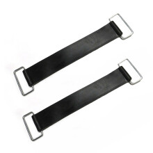 Rubber Battery Strap, Easy Installation Motorcycle Battery Band with Anti-Slip Rubber for Versatile Use