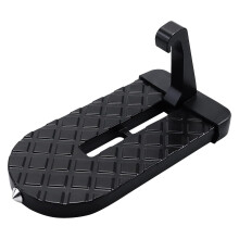 Multifunctional Car Pedal For Universal Fit, Aluminum Alloy Roof Rack Step With Anti-Scratch Protector, Easy Roof Access Foldable Car Door Step